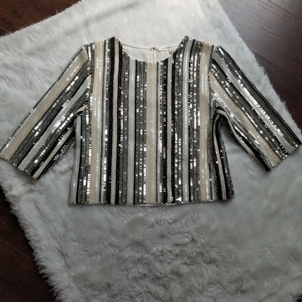 Endless Rose sequin crop top